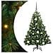 Albero di Natale artificiale con 150 LED Verde 120 cm PE e PVC - Foto miniatura 1