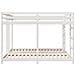 Struttura letto a castello triplo Bianco 200 x 200 cm - Foto miniatura 5