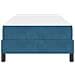 Letto a molle con materasso Blu Scuro 90 x 220 cm Tessuto - Foto miniatura 5