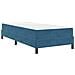 Letto a molle con materasso Blu Scuro 90 x 220 cm Tessuto - Foto miniatura 7