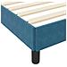 Letto a molle con materasso Blu Scuro 90 x 220 cm Tessuto - Foto miniatura 8