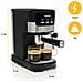 Macchina Per Espresso 2 Tazze Alla Volta | Adatta Per Capsule Nespresso E Caffè Macinato | Scaldino Per Tazze | Lavabile In Lavastoviglie | 20 Bar | 1100 W - Foto miniatura 7