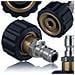 Connettore Rapido Per Idropulitrici Compatibile Con Kärcher Hd Hds - Filettatura M22x1,5mm, Diametro 14mm | Alta Compatibilità E Facilità Di Installazione - Foto miniatura 1