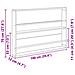 Scaffale per riviste 2 pcs Legno vecchio 100 x 12 x 70 cm - Foto miniatura 9