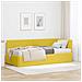 Struttura Letto Angolare con Materasso 2 pcs Giallo Velluto - Foto miniatura 2