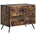 Armadio da Notte con cassetto Rovere Fumo 62 x 34,5 x 47,5 cm - Foto miniatura 1