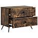 Armadio da Notte con cassetto Rovere Fumo 62 x 34,5 x 47,5 cm - Foto miniatura 3
