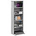 Mobile per CD Sonoma grigio 33 x 23,5 x 97,5 cm - Foto miniatura 3