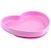 Piatto Cuore Ventosa Silicone Rosa - Foto miniatura 1