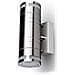 Lampada Da Muro Applique 2 X Gu10 Acciaio Inox Esterno Ip44 Vt-7632 7504 - Foto miniatura 1