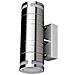 Lampada Da Muro Applique 2 X Gu10 Acciaio Inox Esterno Ip44 Vt-7632 7504 - Foto miniatura 2