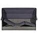 Lettino Da Esterno Con Tettuccio Polyrattan 200x62x124cm Grigio - Foto miniatura 6