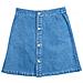 Gonna Per Donna Screaming Hand Light Denim (eu 36 / Us 3, Blu) - Foto miniatura 1
