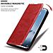 Cadorabo Custodia Compatibile Con Meizu 16 In Rosso Mela - Coperchio Protettiva Con Chiusura Magnetica, Funzione Stand E Tasca Per Le Carte - Foto miniatura 6