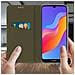 Custodia Honor 8a / Huawei Y6s / Y6 2019 Portacarte Stand Video Cover - Blu - Foto miniatura 4