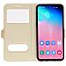 Custodia Per Samsung Galaxy S10e Sportellino 2x Finestre Cover Silicone - Foto miniatura 4