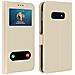 Custodia Per Samsung Galaxy S10e Sportellino 2x Finestre Cover Silicone - Foto miniatura 1
