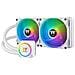 Raff. Liquido Th240 Argb Sync Snow Edition Aio 2*120mm Bianche - Foto miniatura 1