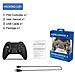 Controller Wireless A 6 Assi Per Ps4 Nero - Foto miniatura 10