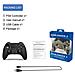 Controller Wireless A 6 Assi Per Ps4 Nero - Foto miniatura 3