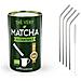 Tè Verde Matcha Istantanei In Buste + 4 Cannucce In Acciaio Inossidabile - Foto miniatura 1
