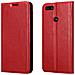 Custodia Compatibile Con Motorola Moto E6 Play In Rosso Mela - Coperchio Protettiva Con Chiusura Magnetica, Funzione Stand E Tasca Per Le Carte - Foto miniatura 8