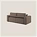 Morfeo Divano Con Sedute Estraibili T02 Marrone - Foto miniatura 3