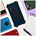 Cover Universale Per Smartphone In Silicone Bumper Con Cavalletto Nera - Foto miniatura 2