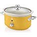 Swan Sf17021yelneu Retro Slow Cooker 3,5l Pentola Rimovibile In Ceramica Antiaderente Senza Pfoa 200w Giallo - Foto miniatura 1