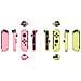 Set 2 Controller Joy-Con Colore Rosa Pastello e Giallo Pastello - Foto miniatura 3