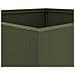 Fioriere da Giardino 2 pz Verde Oliva 32x30x29 cm in Acciaio - Foto miniatura 10