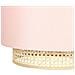 Lampadario Yumuri Rattan Rosa Pesca - Foto miniatura 11
