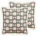 Set Di 2 Cuscini Dianthus 60 X 60 Cm Multicolore Trama Geometrica - Foto miniatura 6