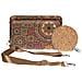 Pochette In Sughero, Collezione Mandalavibe, Chiusura A Zip - Foto miniatura 1