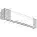 Applique Contemporanea Siderno Acciaio Cromo Led Integrato 8,3w - Foto miniatura 1