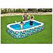 Piscina Gonfiabile Family Rettangolare Decoro Fiori 54121 - Foto miniatura 2