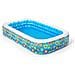 Piscina Gonfiabile Family Rettangolare Decoro Fiori 54121 - Foto miniatura 1