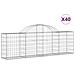 Cesti Gabbioni Ad Arco 40 Pz 200x30x60/80 Cm Ferro Zincato - Foto miniatura 2