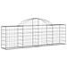 Cesti Gabbioni Ad Arco 40 Pz 200x30x60/80 Cm Ferro Zincato - Foto miniatura 3