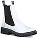 White Casual Closed Booties Stivaletti Pelle Scarpe Donna Bianco Eu 41, 1-25455-29 100 - Foto miniatura 2