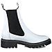 White Casual Closed Booties Stivaletti Pelle Scarpe Donna Bianco Eu 41, 1-25455-29 100 - Foto miniatura 3