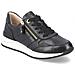 Black Casual Closed Sport Shoe Sneakers Pelle Scarpe Donna Nero Eu 37, R3707-01 - Foto miniatura 2