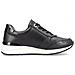 Black Casual Closed Sport Shoe Sneakers Pelle Scarpe Donna Nero Eu 37, R3707-01 - Foto miniatura 3