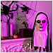Tetsmg Maschera Da Suora Per Halloween Spaventosa In Lattice Horror Cosplay - Foto miniatura 2