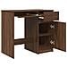 Scrivania Rovere Marrone 86x49x76 cm in Legno Multistrato - Foto miniatura 9