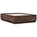 Giroletto Luci Led Rovere Marrone 140x190 Cm Legno Multistrato - Foto miniatura 3