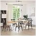 Gambe Tavolo Pranzo A Forma X 2 Pz Nero 60x(72-73) Cm Acciaio - Foto miniatura 2
