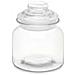 Dam  Barattolo Rotondo Liscio Con Coperchio Vetro 600ml 11x11x15 Cm. Colore Trasparente - Foto miniatura 1