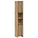 Mobile Da Bagno Rovere Artigianale 30x30x183,5 Cm In Truciolato - Foto miniatura 2