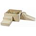 Foam Speelset Met Vierkant Zwembad 90x90x40 Beige + 400 Ballen (transparant, Zeemeermineffect, Licht Goud, Beige) - Foto miniatura 1